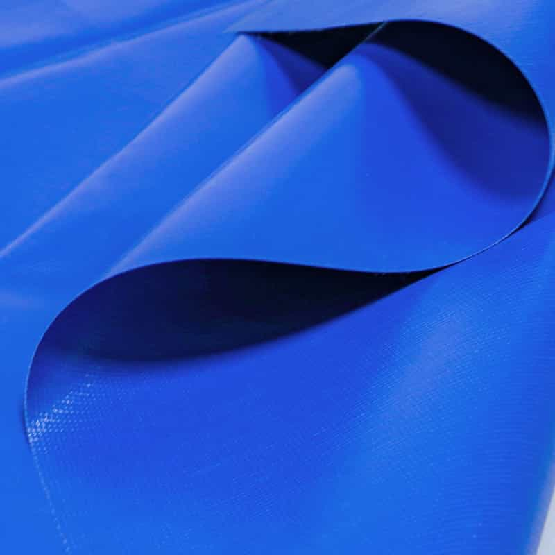 Blue PVC Coated Tarpaulin