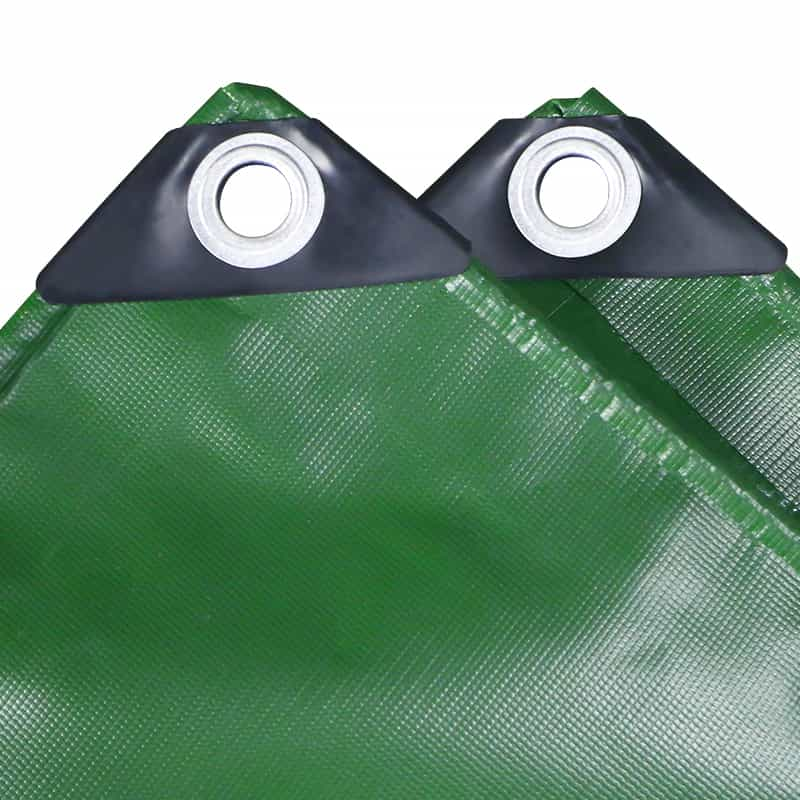 Green PVC Coated Tarpaulin