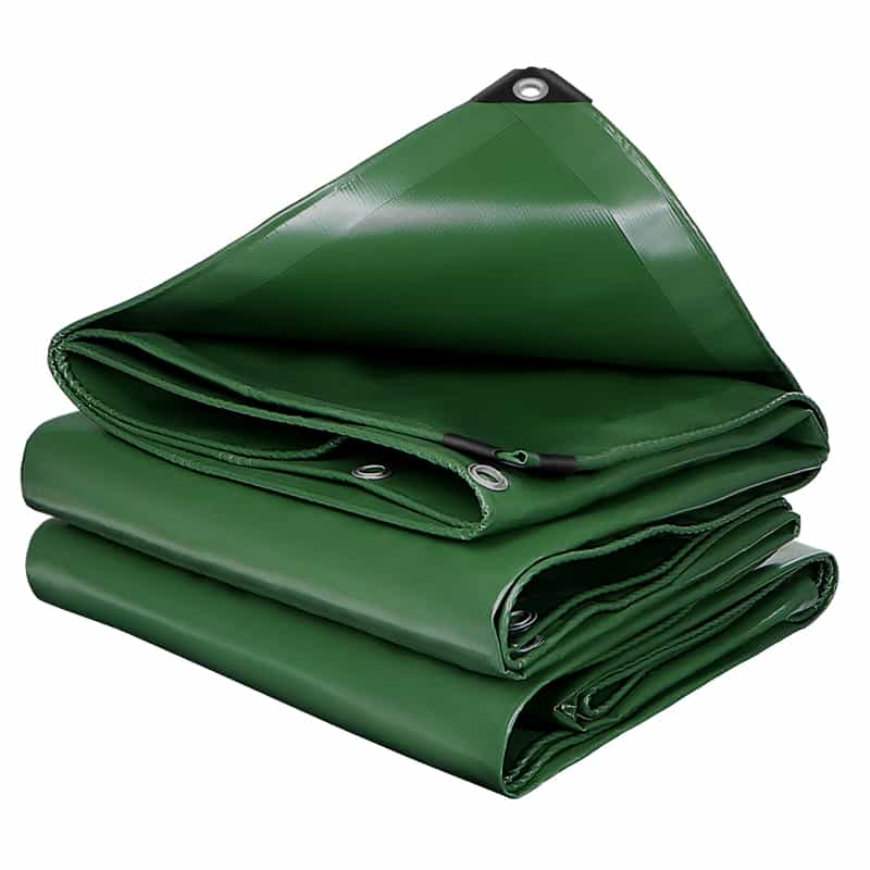 Green PVC Coated Tarpaulin