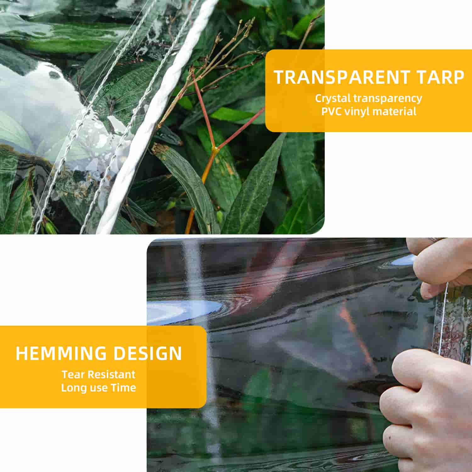 Transparent PVC Tarpaulin