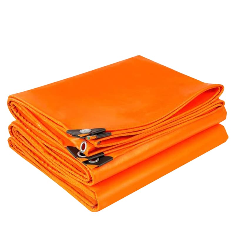 Orange Flame Retardant Tarpaulins