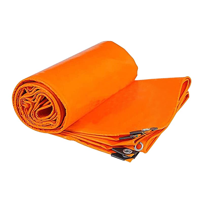 Orange Flame Retardant Tarpaulins